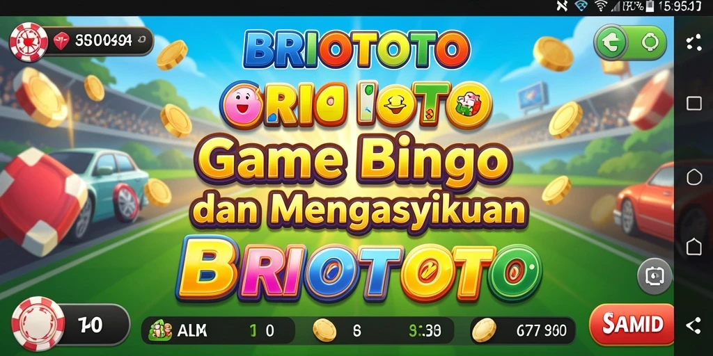 Screenshot gameplay BRIOTOTO yang menampilkan suasana seru Bingo.