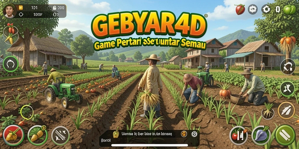 Gameplay GEBYAR4D yang seru dan interaktif.