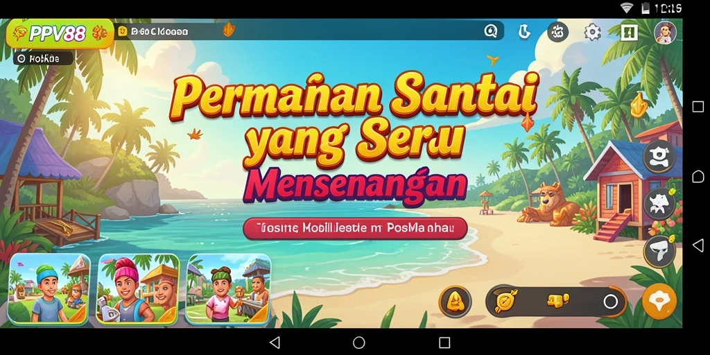 Screenshot gameplay PPV88 yang menunjukkan aksi seru dan santai