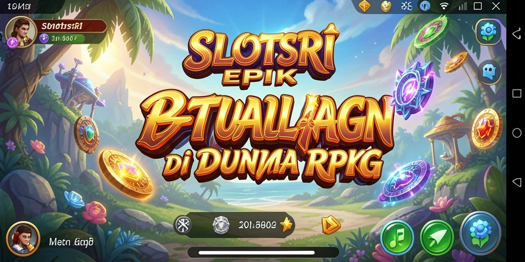 Tampilan gameplay SLOTSRI yang menegangkan dan epik.